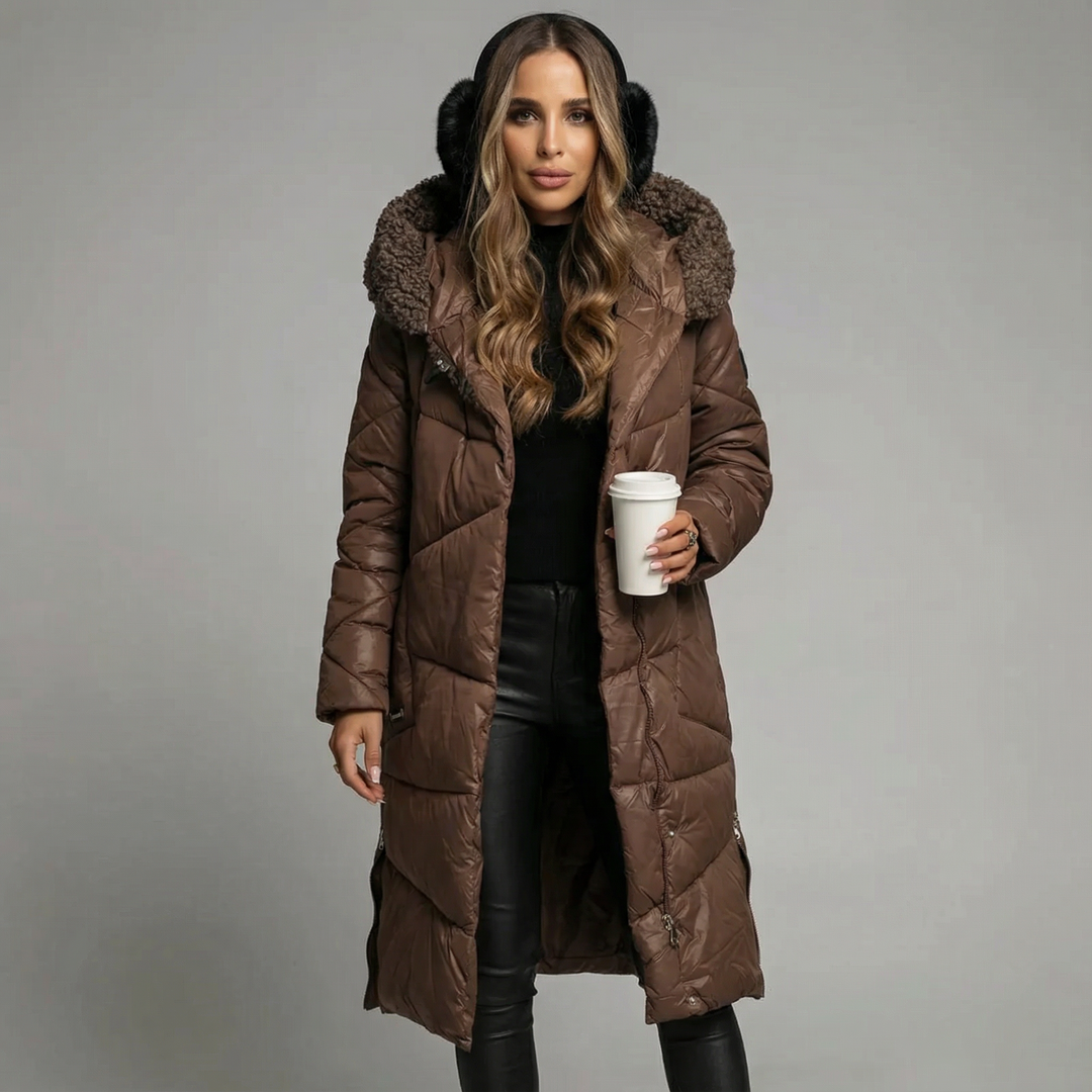 Nami: Luxe Long-Insulated Winter Coat for Ultimate Warmth and Style