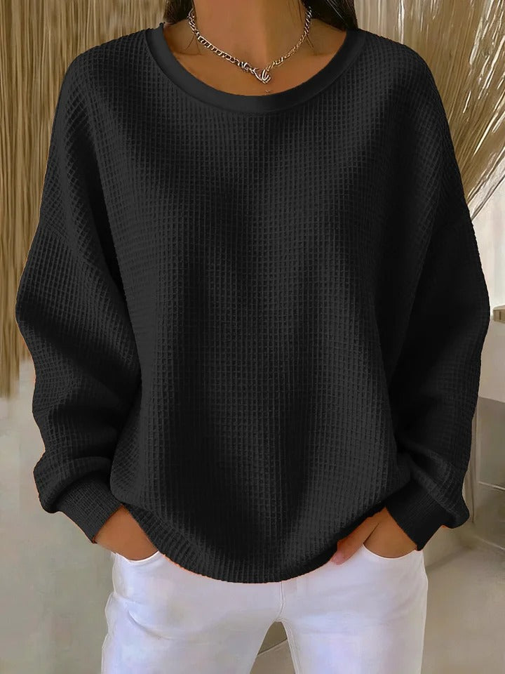 Nuria classic textured sweater for women