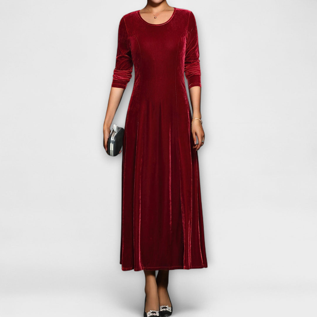 April - Plush Velvet Dress