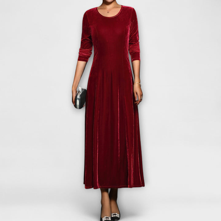 April - Plush Velvet Dress