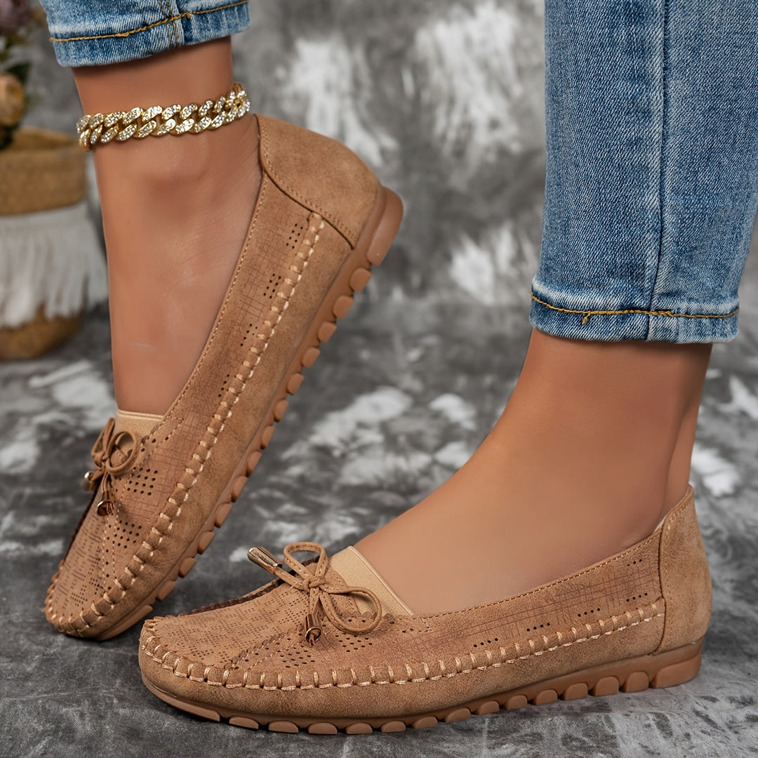Sabine soft bow comfort loafers for women