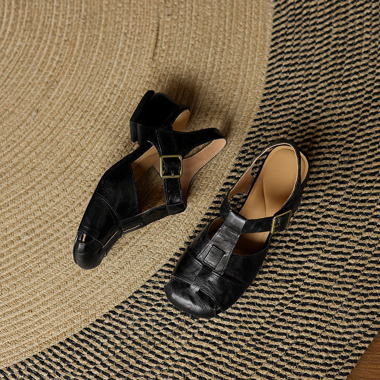 Amaya genuine leather shoes for women
