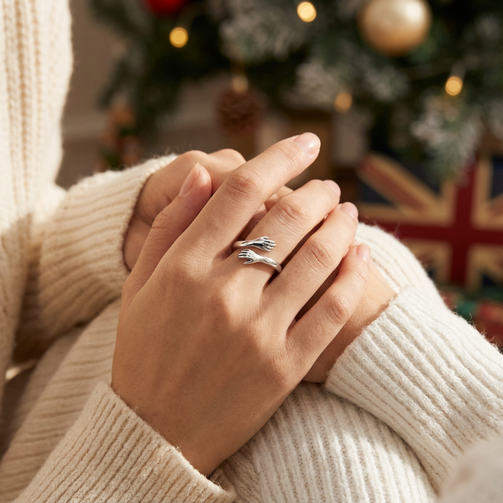 Silver Hug Ring