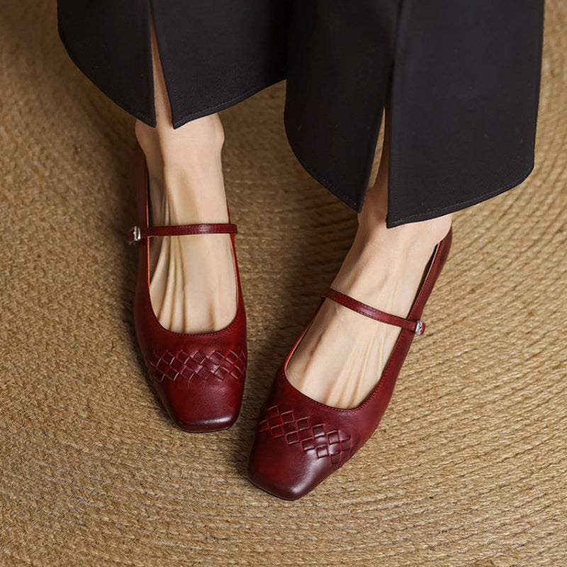 Verity mary jane flats for women