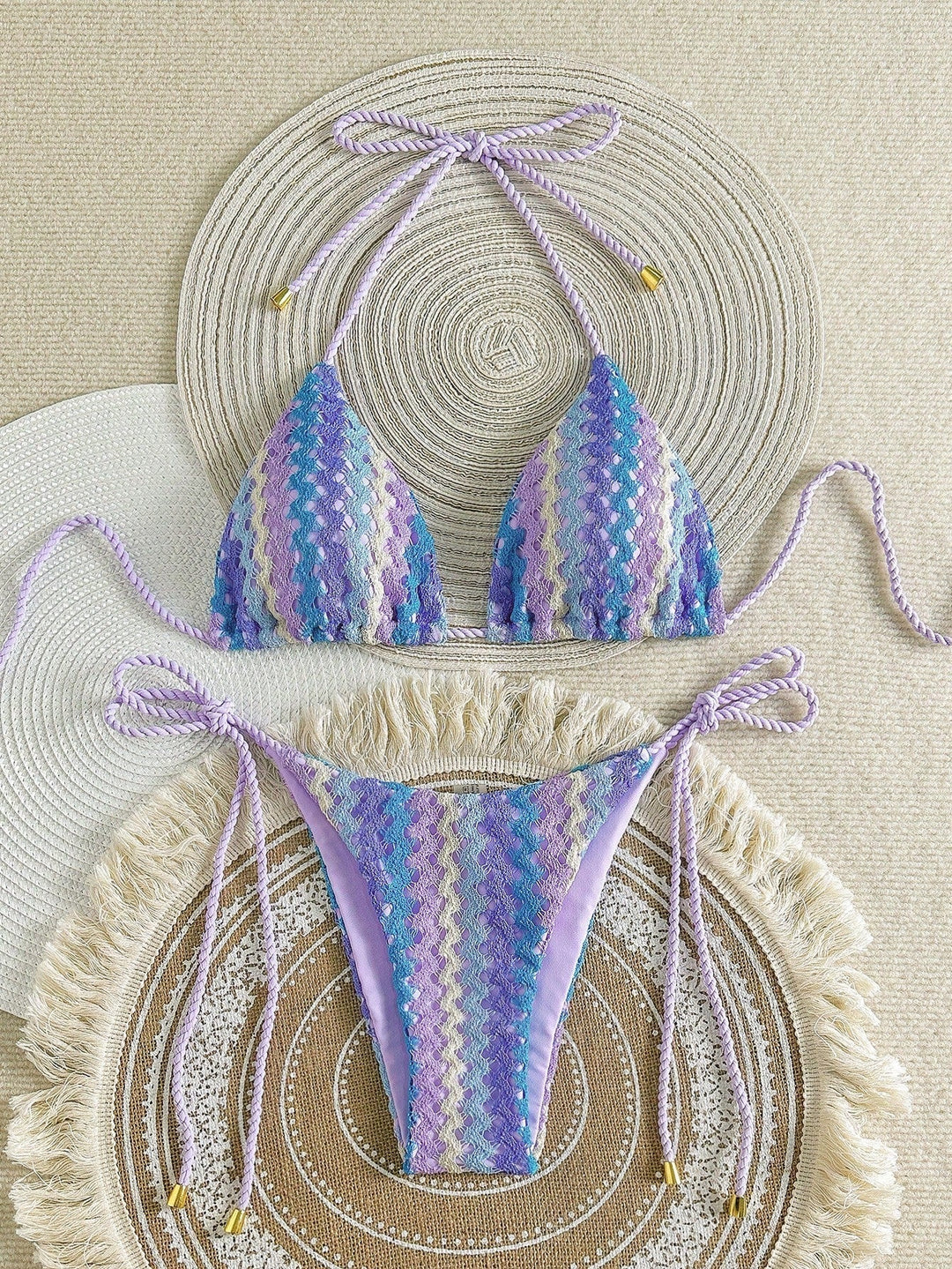 Grace | Crochet look triangle bikini
