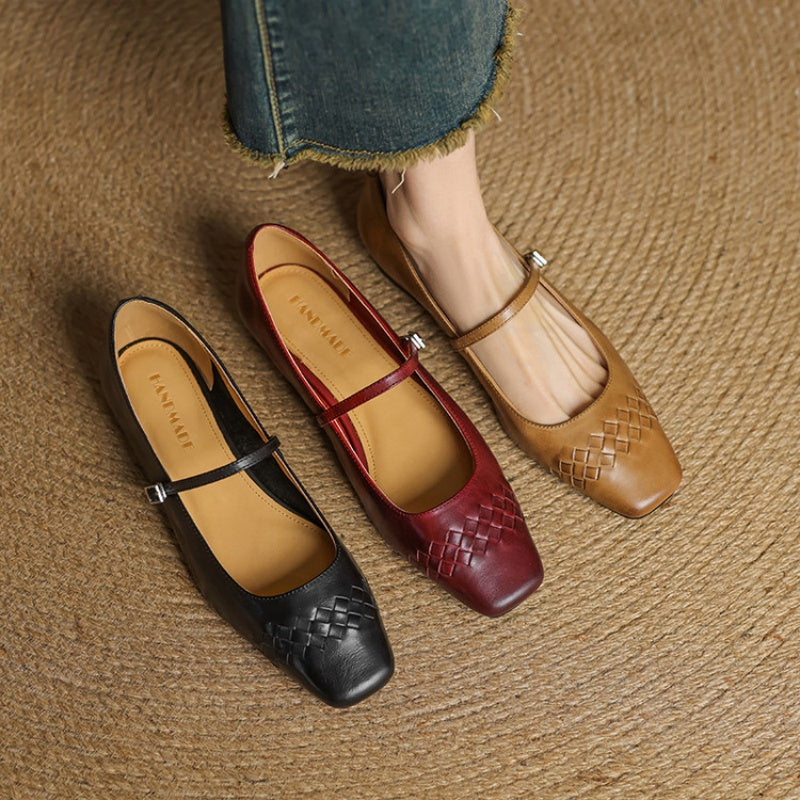 Verity mary jane flats for women