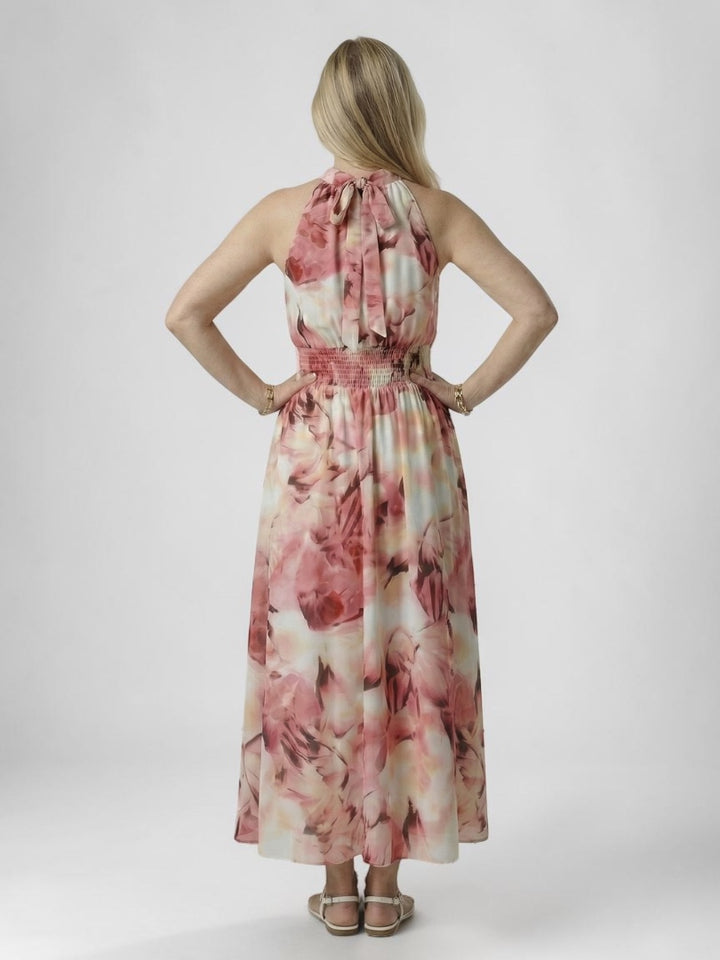 Martyna | Midi Halter Dress