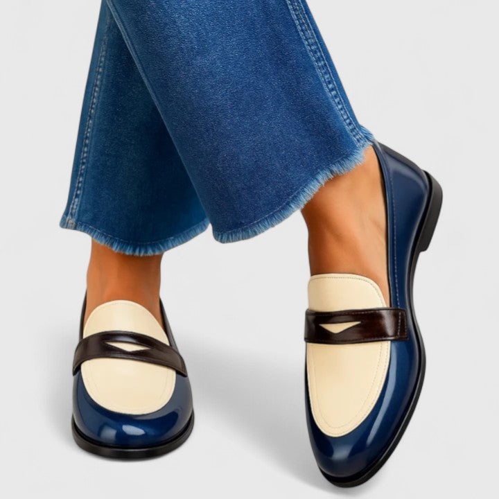 Beatrix elegant two-tone loafers for women