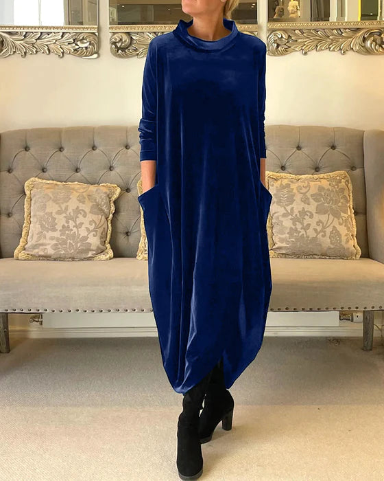 ELORA Velvet Evening Dress – Luxurious Velvet Silhouette