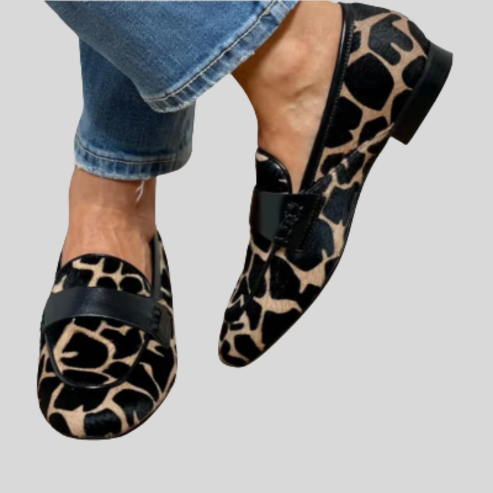 Katie leopard print loafers for women