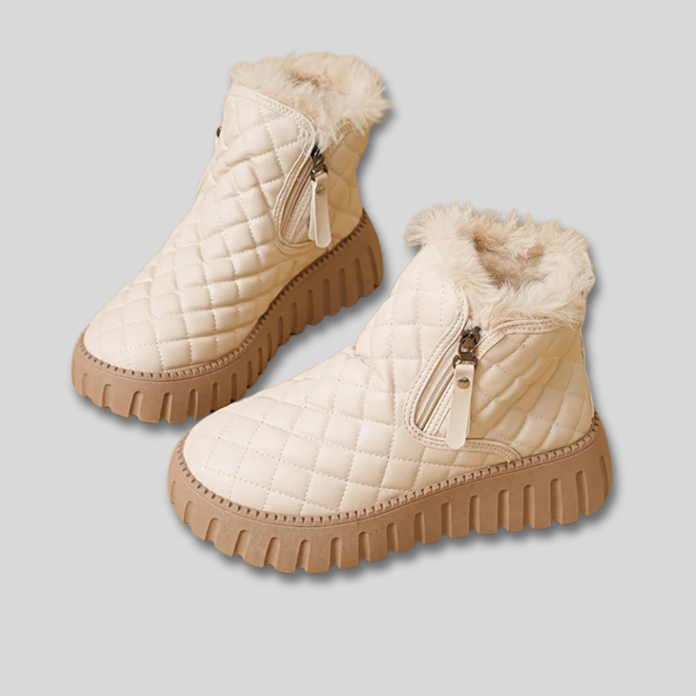 Fabienne faux fur lined winter boots for women