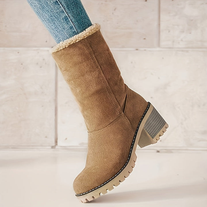 Barbara Warm-Lined Winter Boots - Cozy Comfort for Cold Weather