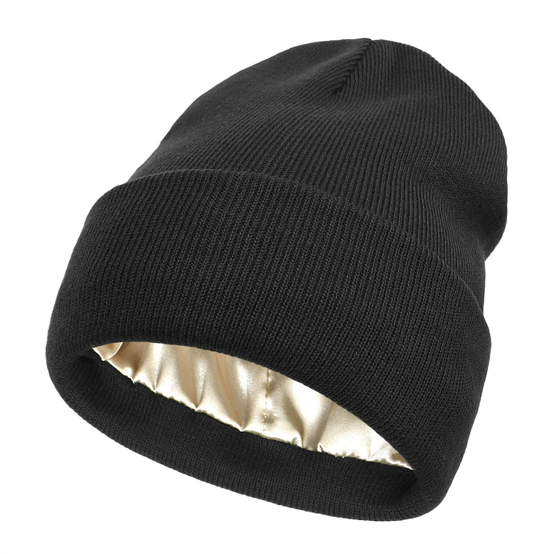 Satin-Lined Luxe Beanie — Ultimate Winter Warmth with Hair-Friendly Elegance