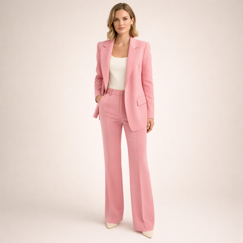 Lena | Tailored Wide-Leg Suit Set
