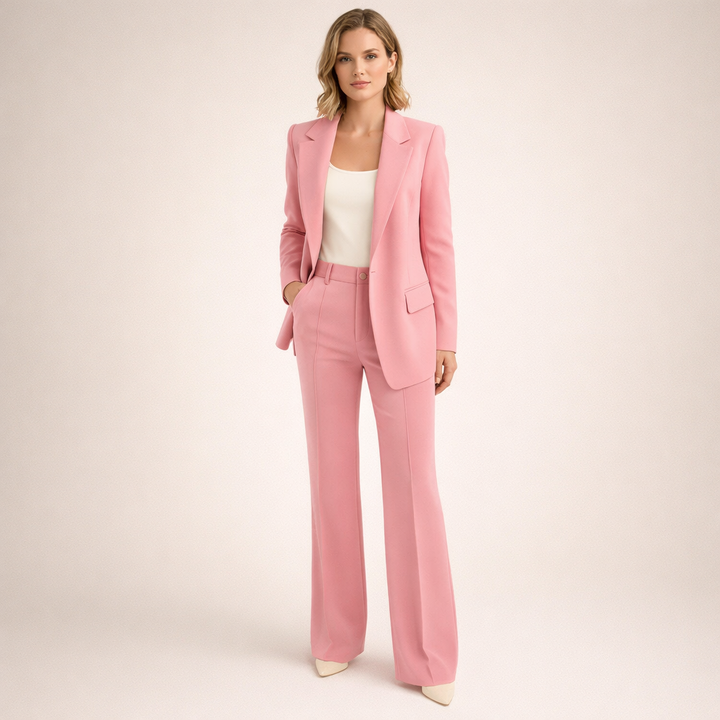 Lena | Tailored Wide-Leg Suit Set