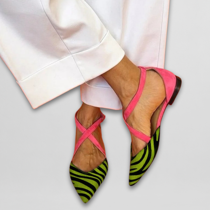 Fernanda strap ballet flats for women