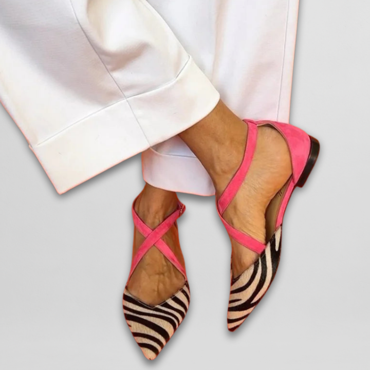 Fernanda strap ballet flats for women