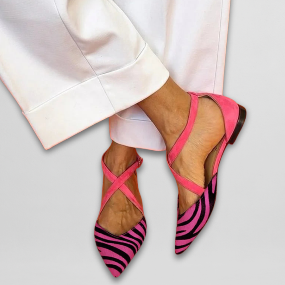 Fernanda strap ballet flats for women