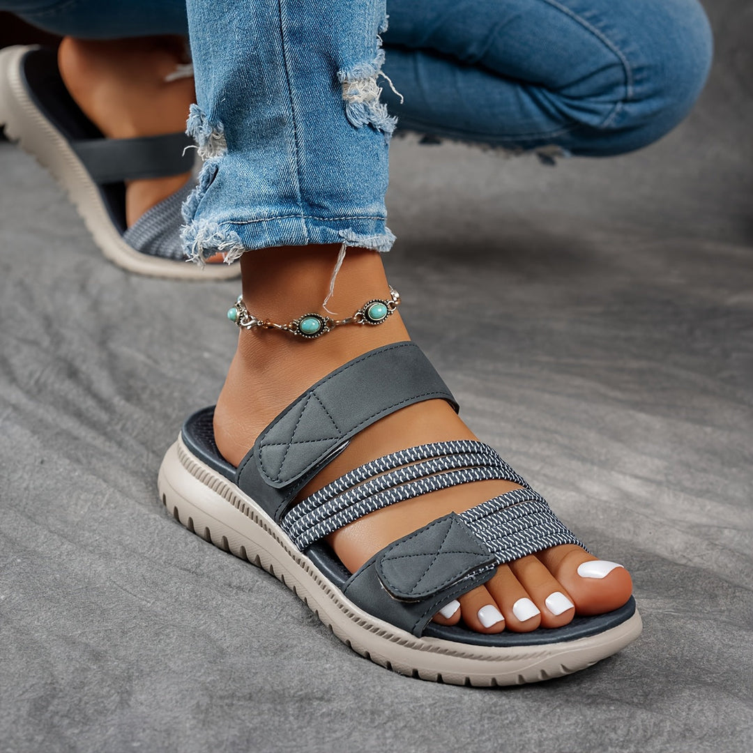 Cleo sporty platform comfort sandals for women