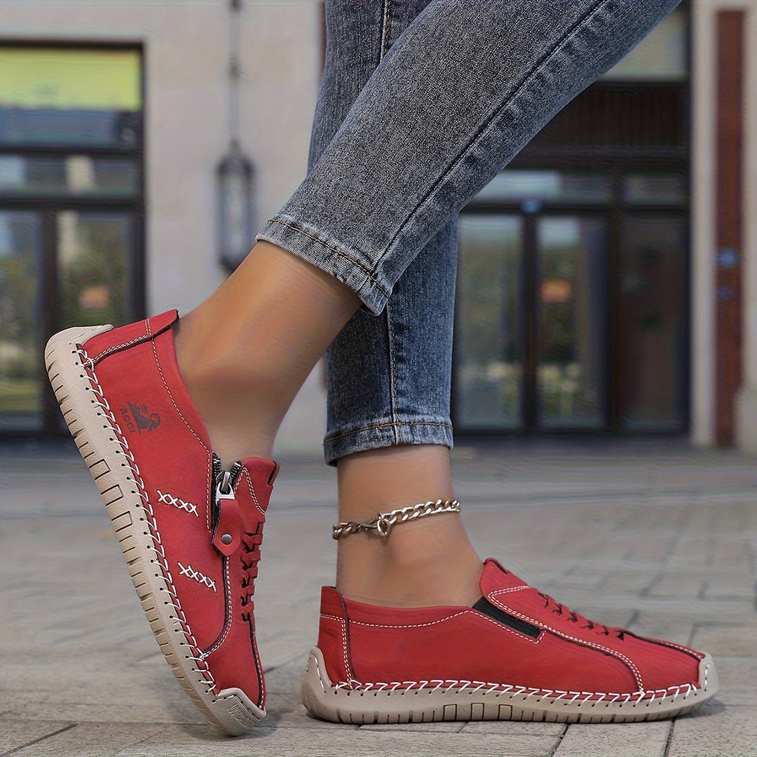 Nila elegant side-zip comfort shoes for women