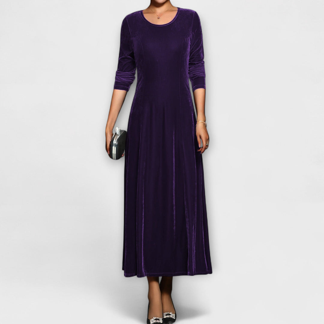 April - Plush Velvet Dress