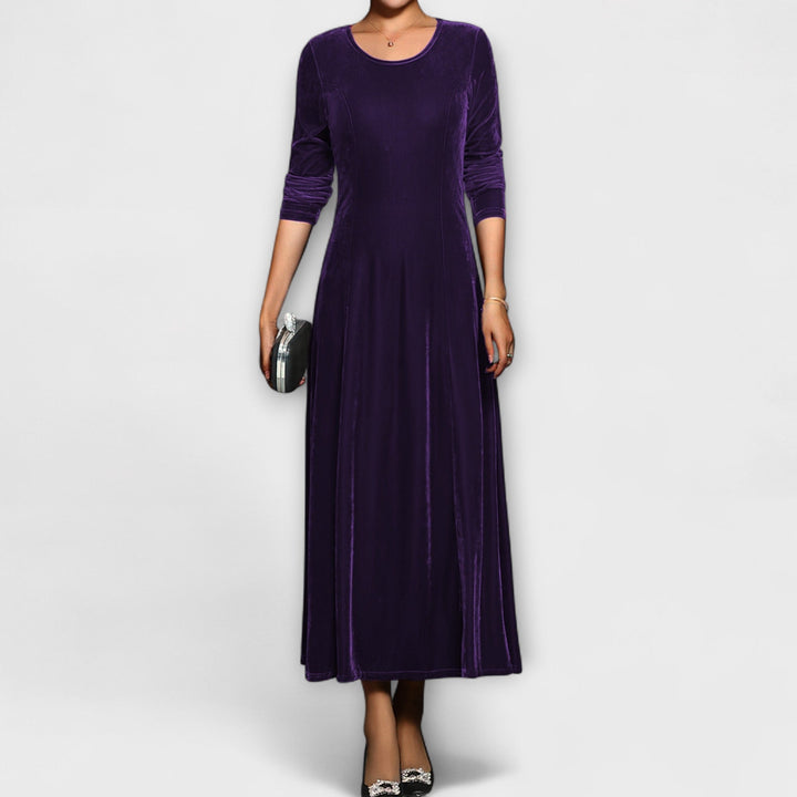 April - Plush Velvet Dress
