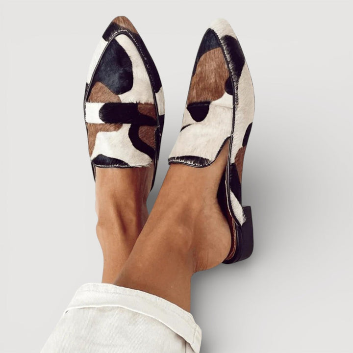 Violet elegant loafers for women
