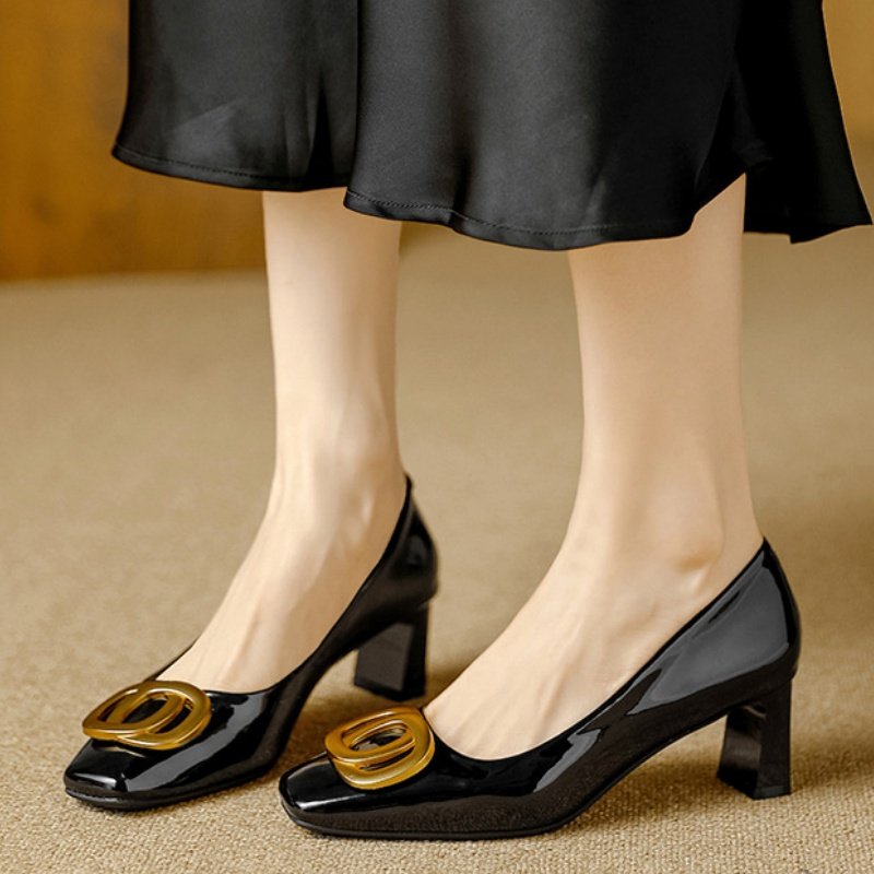Tyra leather heels for women