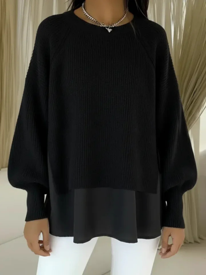 Casilda layered look sweater for women