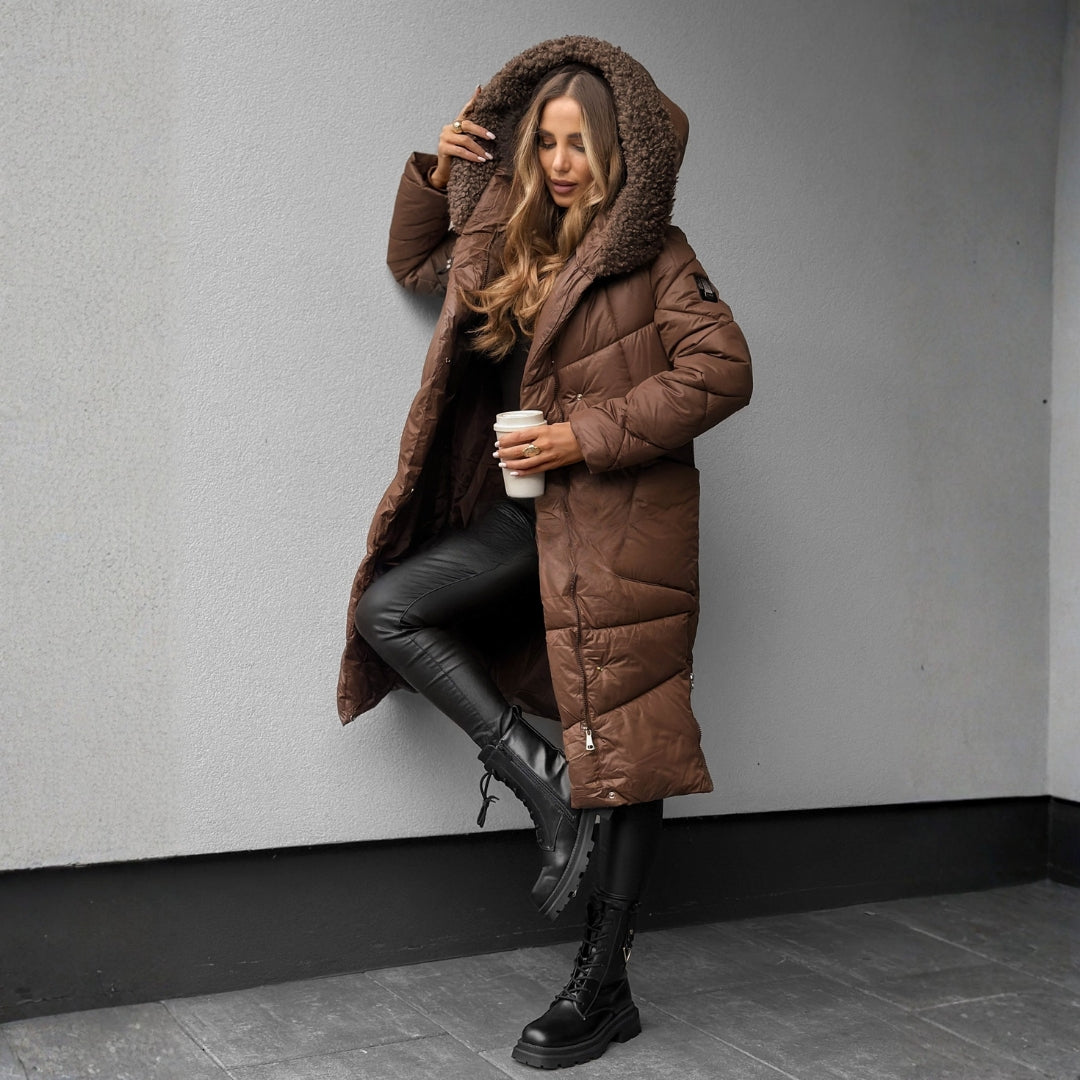 Nami: Luxe Long-Insulated Winter Coat for Ultimate Warmth and Style