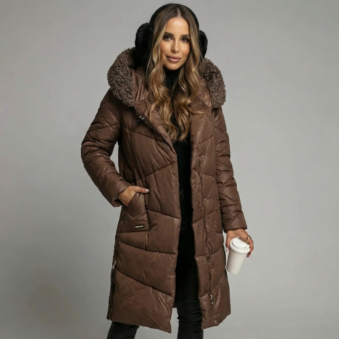 Nami: Luxe Long-Insulated Winter Coat for Ultimate Warmth and Style