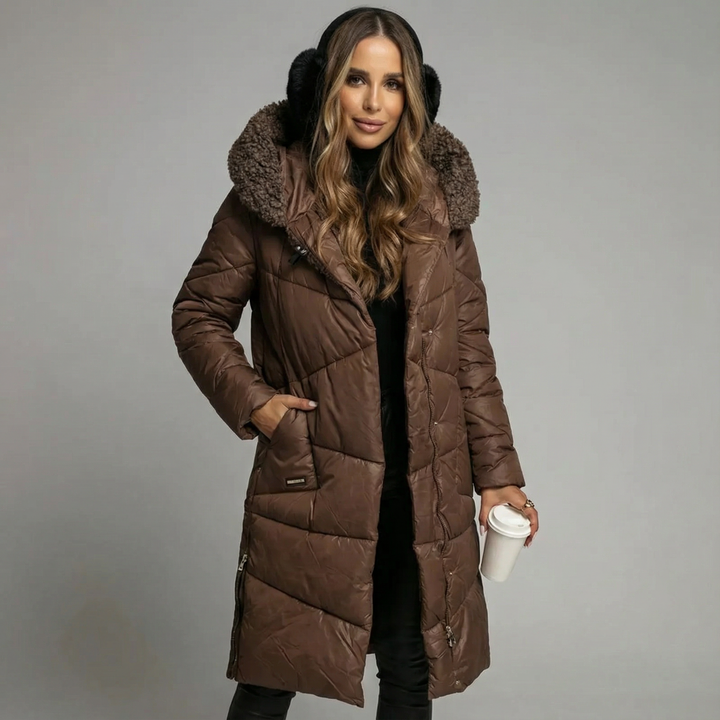 Nami: Luxe Long-Insulated Winter Coat for Ultimate Warmth and Style