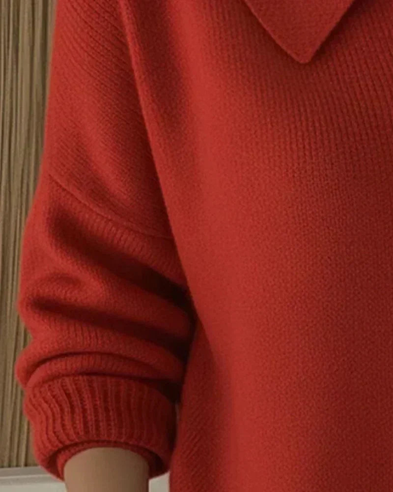 Vega shirt collar cardigan for women