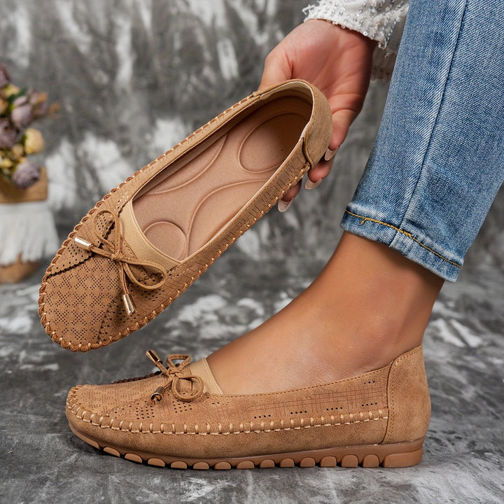Sabine soft bow comfort loafers for women