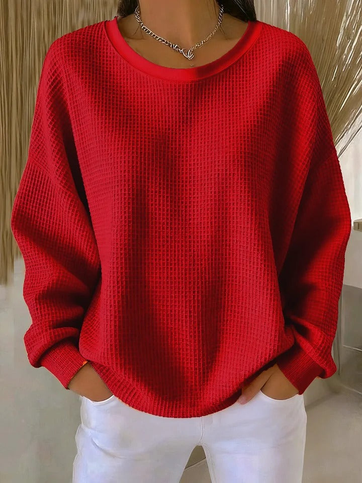 Nuria classic textured sweater for women