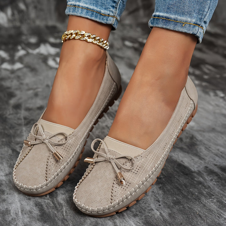 Sabine soft bow comfort loafers for women