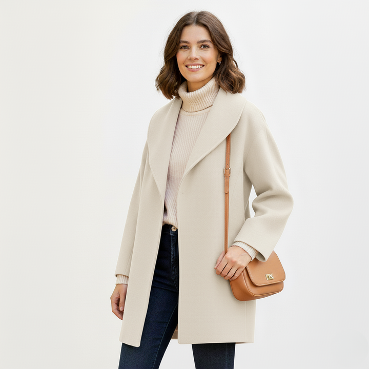 Yvonne™ | Draped Longline Coat