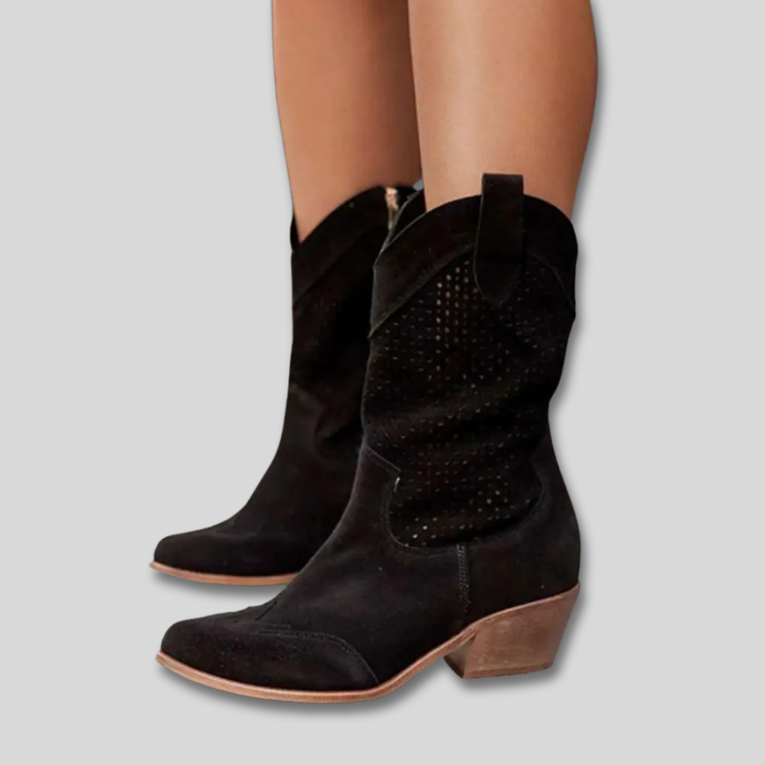 Rhiannon pointed ankle boots for women