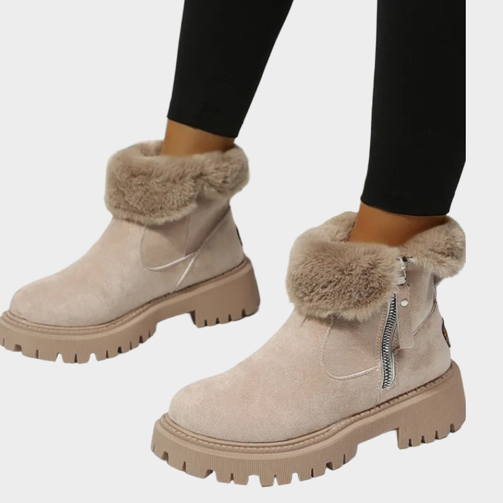 Pauline Fleece-Lined Orthopedic Boots - All-Day Comfort and Support