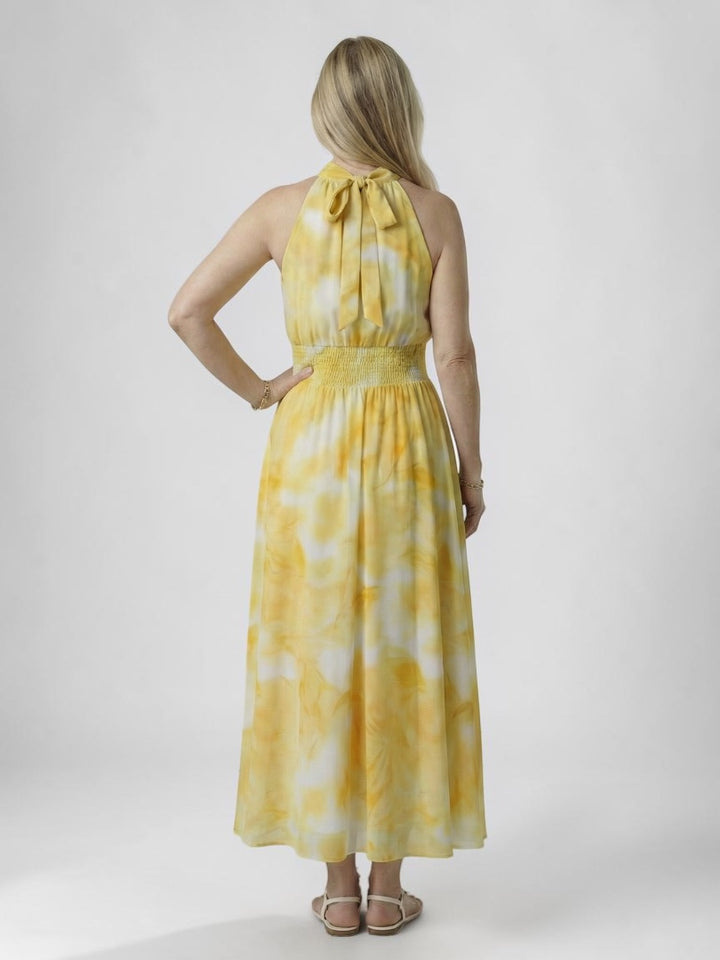 Martyna | Midi Halter Dress