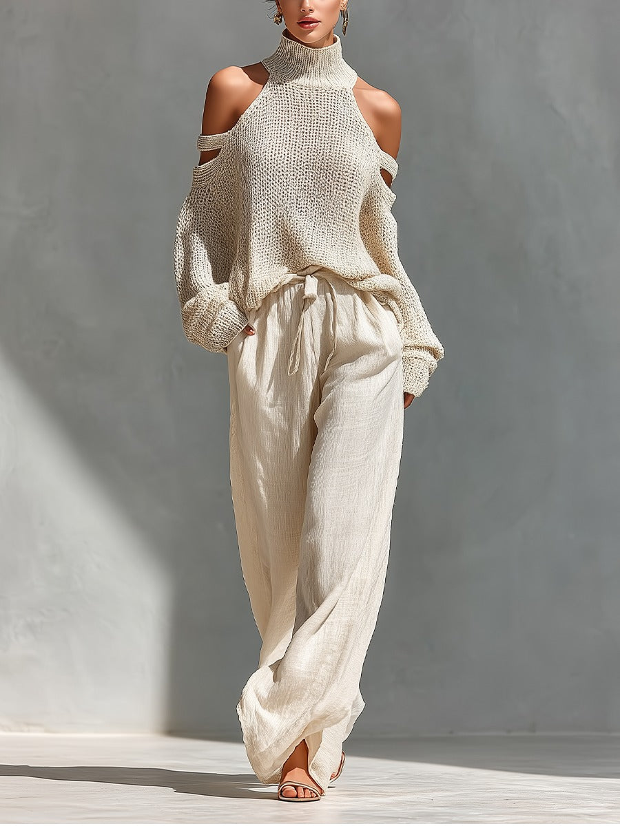 Vessa bardot two-piece set for women