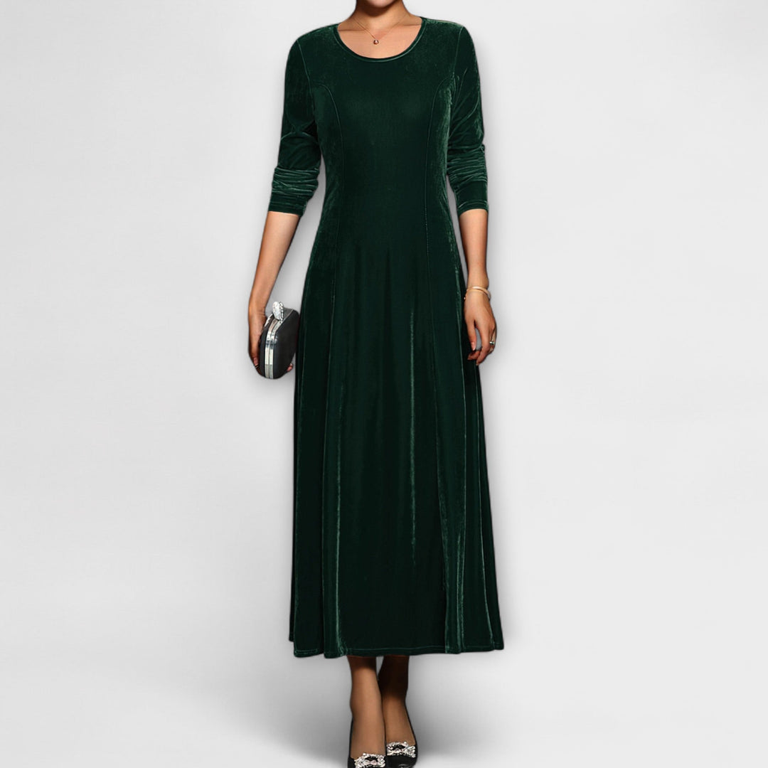 April - Plush Velvet Dress