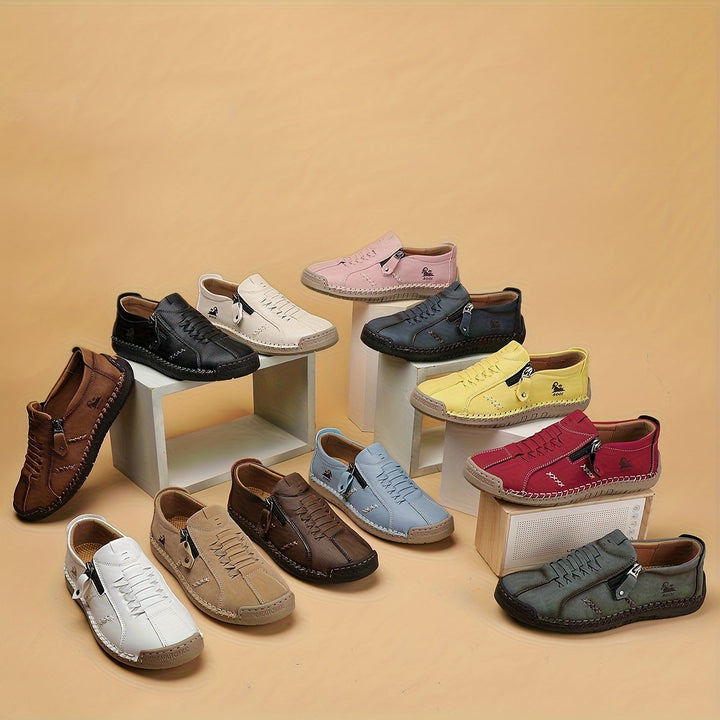 Nila elegant side-zip comfort shoes for women