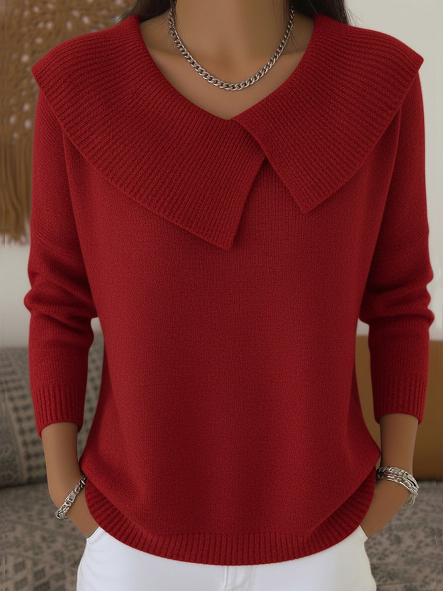 Soledad wide roll-neck sweater for women