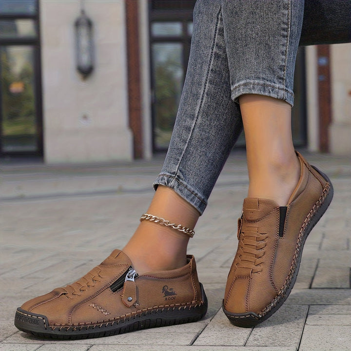 Nila elegant side-zip comfort shoes for women