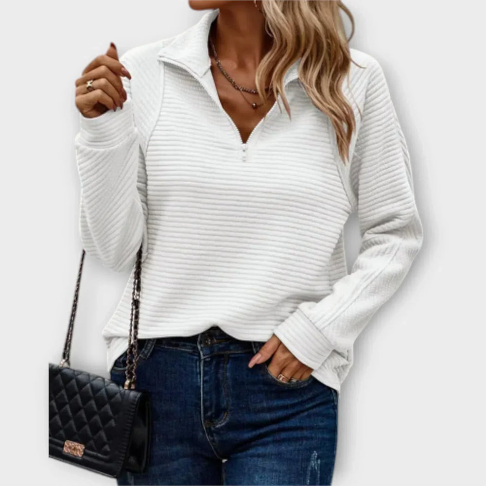 Dalia half-zip sweater for women