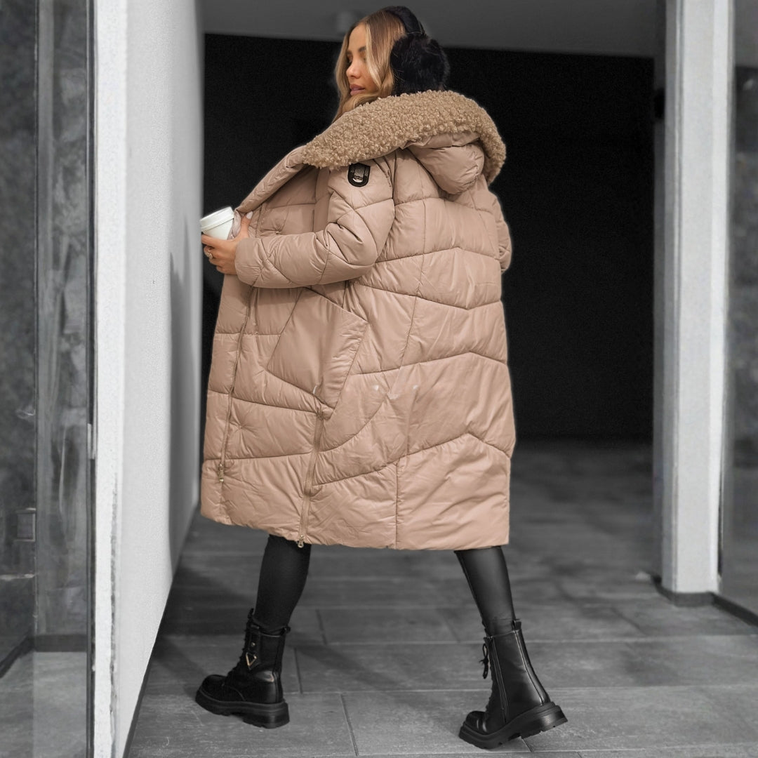 Nami: Luxe Long-Insulated Winter Coat for Ultimate Warmth and Style