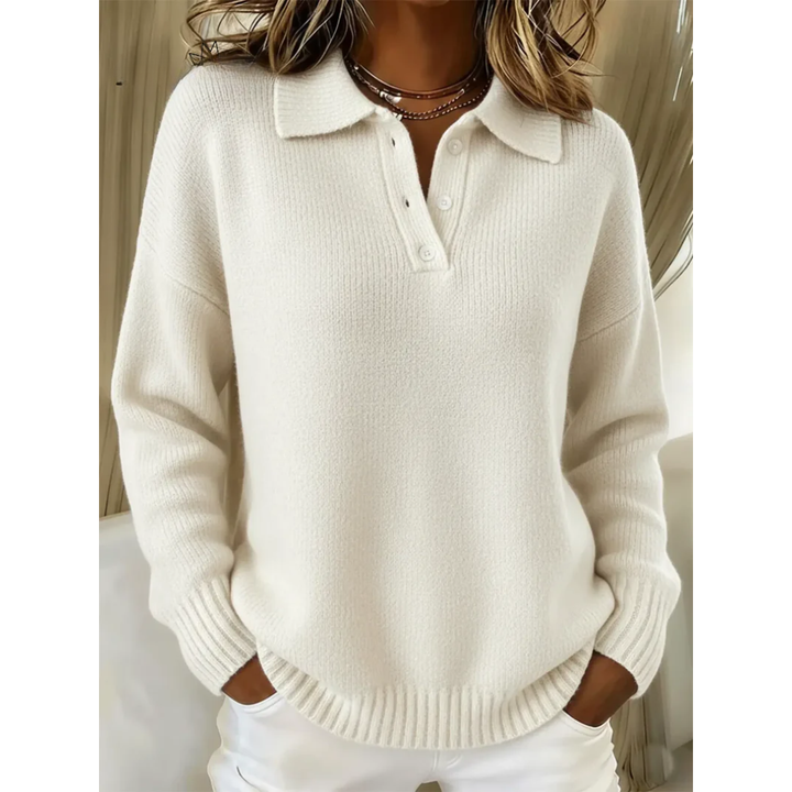 Marina soft button turtleneck for women
