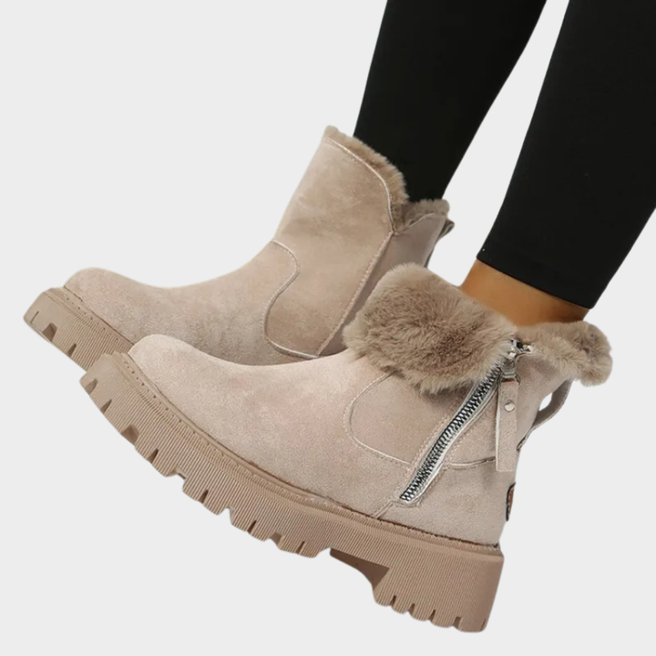 Pauline Fleece-Lined Orthopedic Boots - All-Day Comfort and Support