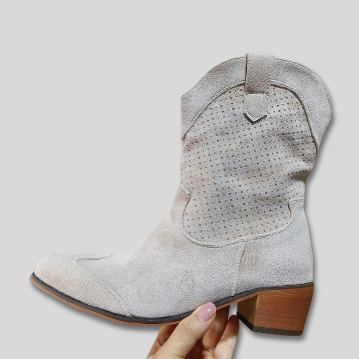 Rhiannon pointed ankle boots for women
